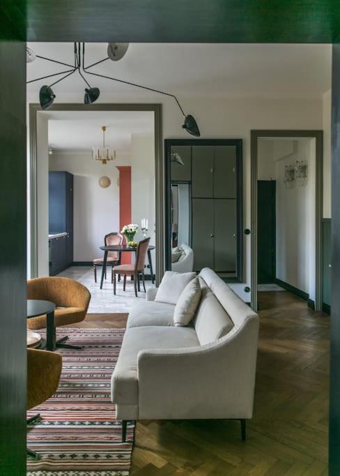Dark Blue Apartment Warsaw Ngoại thất bức ảnh