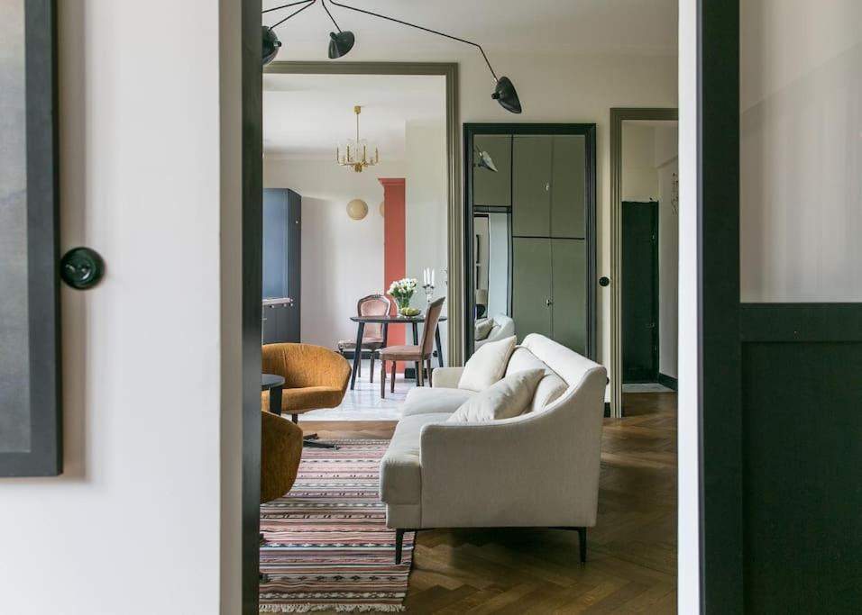 Dark Blue Apartment Warsaw Ngoại thất bức ảnh